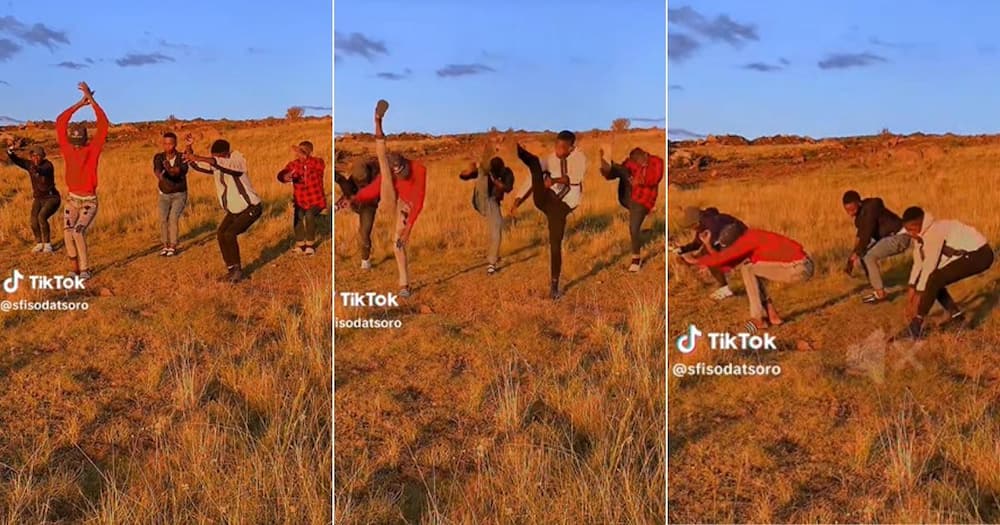 A group of Zulu friends did a TikTok dance