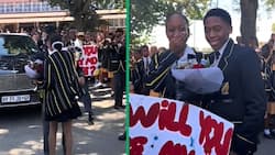 Student uses Bentley for matric dance proposal in TikTok video, Mzansi blown away by luxury spectacle