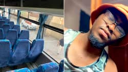 Dream on, buster: Mzansi gives man a reality check after post about “flying in a bus”