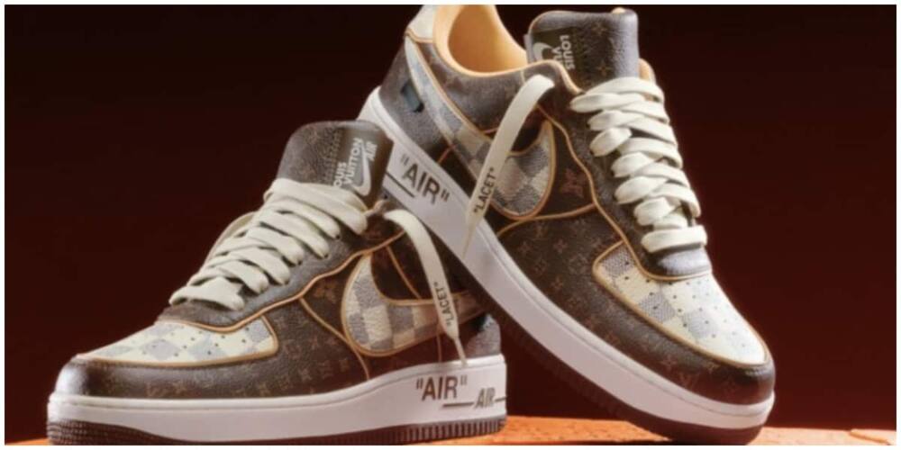 1st Louis Vuitton x Nike Air Force 1 by Virgil Abloh Sells for Whopping ...