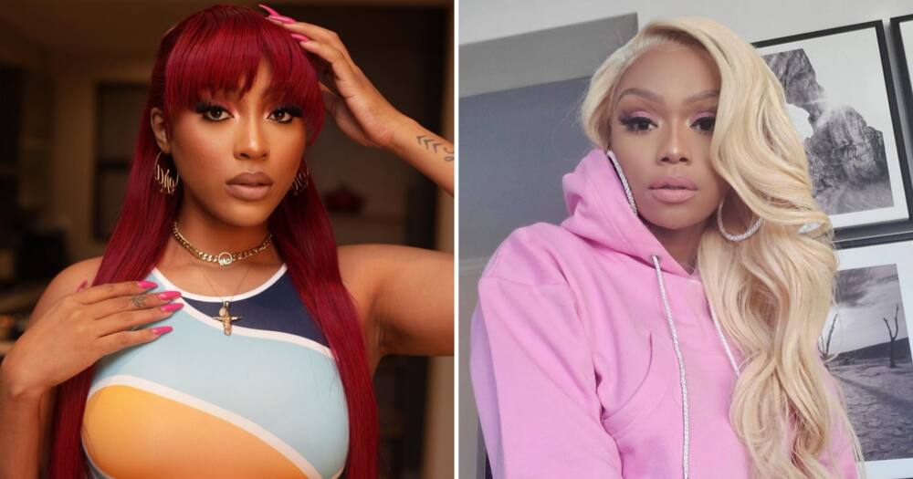 Viewers claimed Nadia Nakai is intimidated by Bonang Matheba Viewers claimed Nadia Nakai is intimidated by Bonang Matheba
