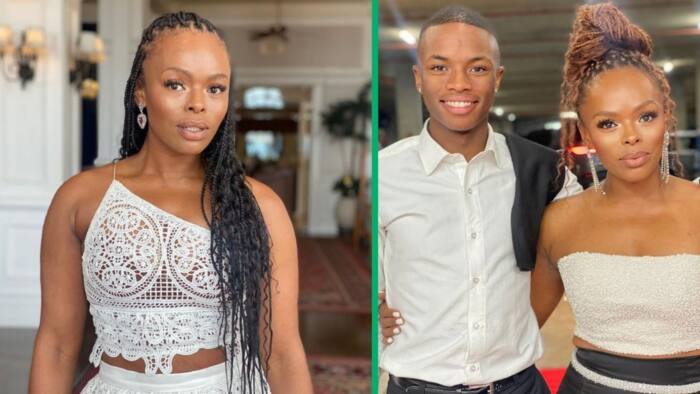 Unathi Nkayi shows love to her son Sinako for making his own money: "He made his own bank"