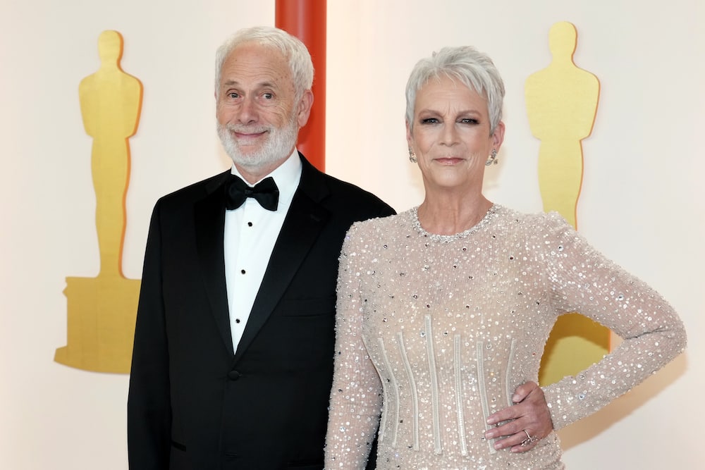 Christopher Guest and his wife Jamie Lee Curtis attending the 95th Annual Academy Awards in March 2023.