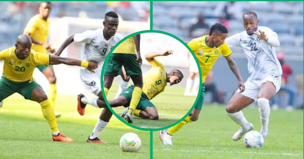 Bafana Bafana played a match against Namibia
