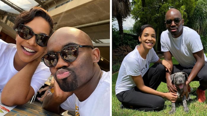 Liesl Laurie pens funny birthday message to her husband Musa Mthobeni
