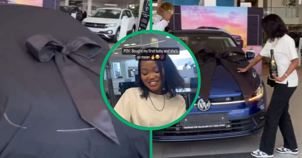 TikTok video of VW Polo as woman's first car