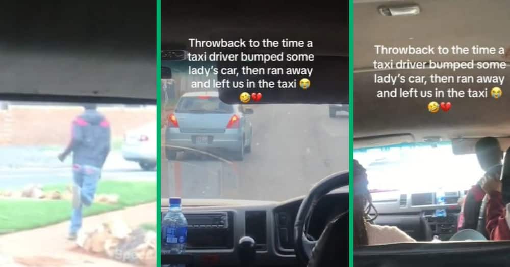 Taxi driver flees from accident he caused in TikTok video