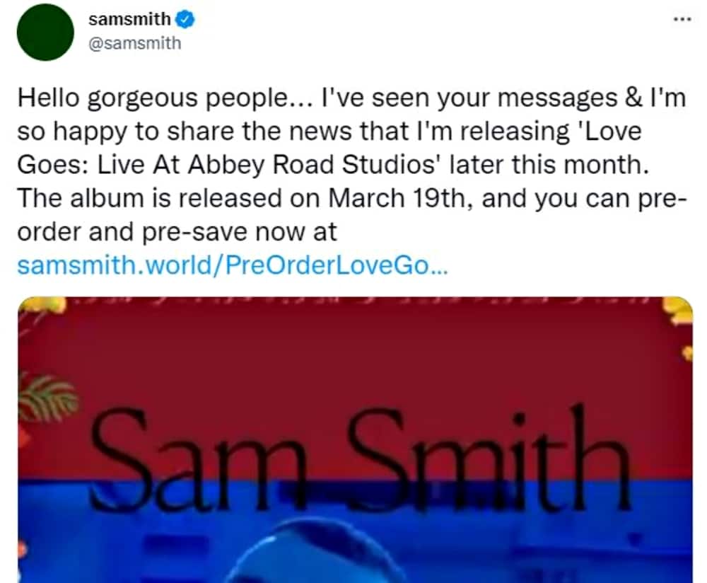 Is Sam Smith gay?