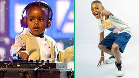 DJ Arch Jnr flaunts brand-new Polo GTI, Mzansi shows love to 11-year-old DJ: "Proud of you, bro"
