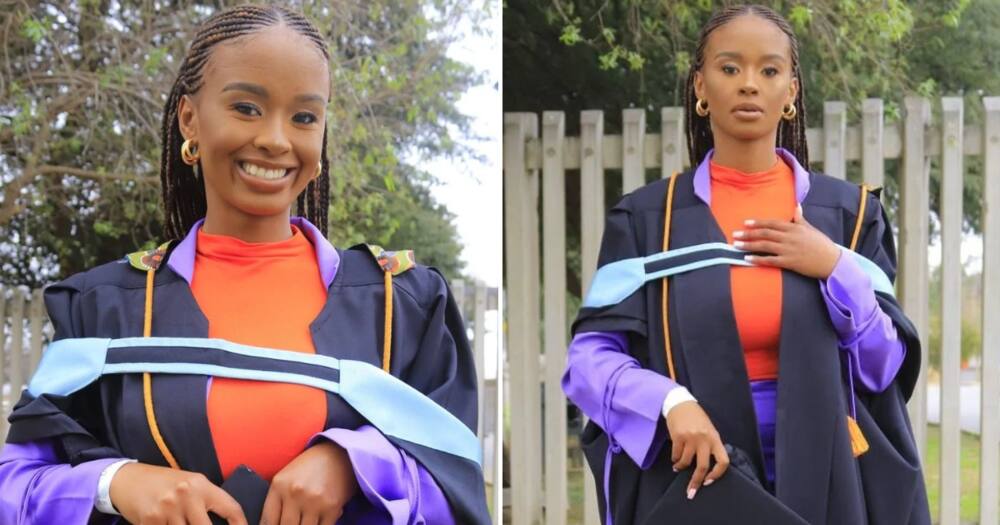 A University of Johannesburg student finally graduated after delays caused by Covid-19