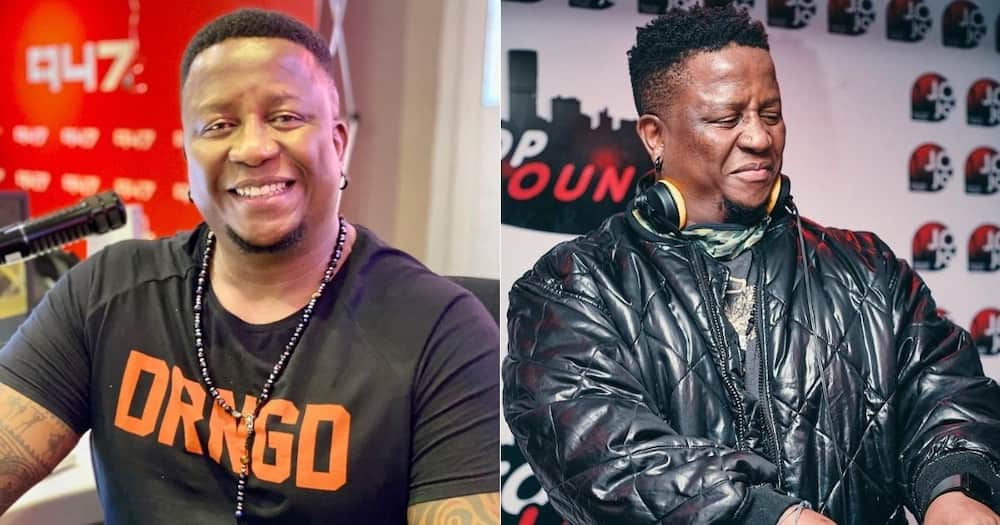 DJ Fresh poses with python amid allegations of celebs using snakes