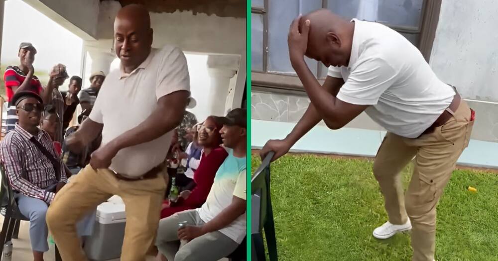A dad took TikTok by storm when he showed off his stunning dance moves.