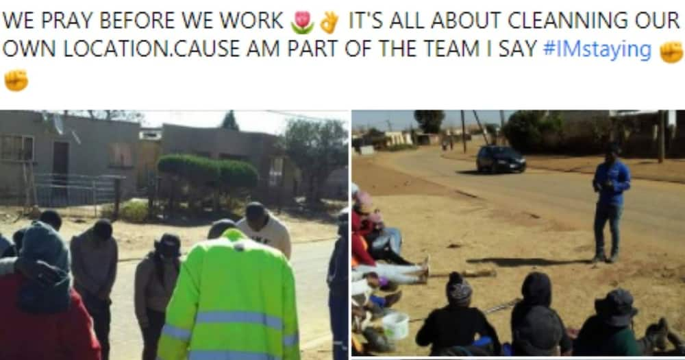 Mzansi, Township, Cleaning, Prayer