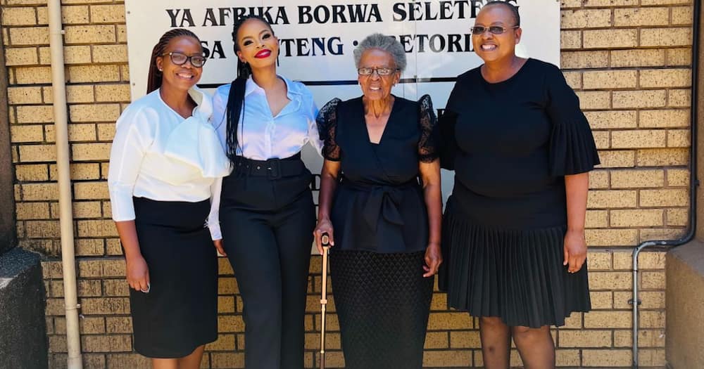 The woman is proud to be a South African attorney