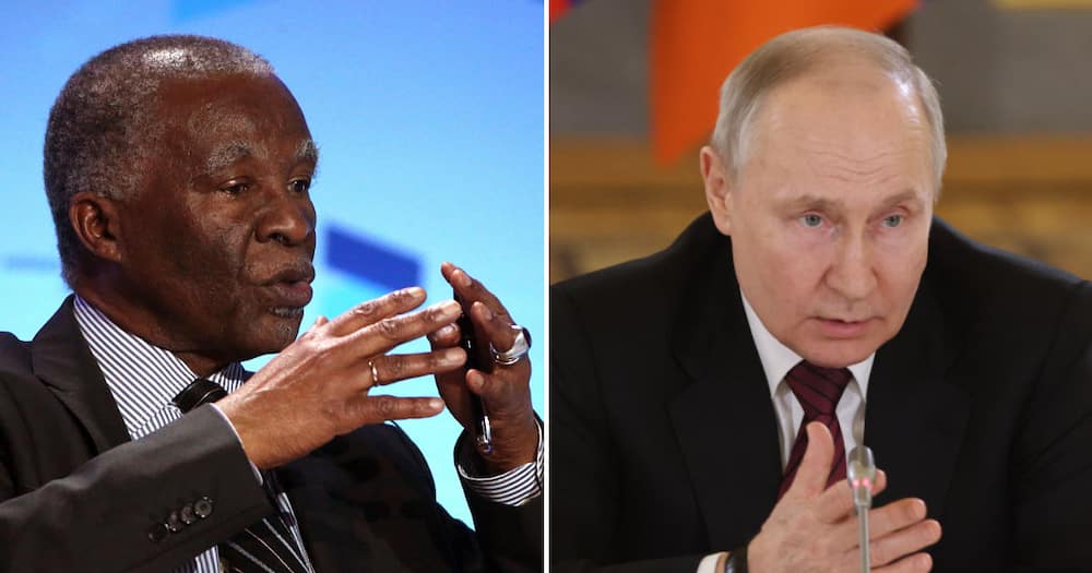 Thabo Mbeki speaks on SA's dilemma regarding Vladimir Putin's arrest warrant