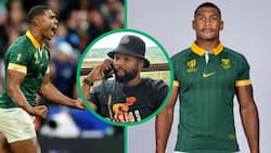 RWC: Sizwe Dhlomo traumatised by Springboks player Damian Willemse wearing kit for 5 days