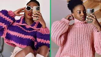 Crochet guru amazes the internet with short tutorial on how she created her beautiful outfit