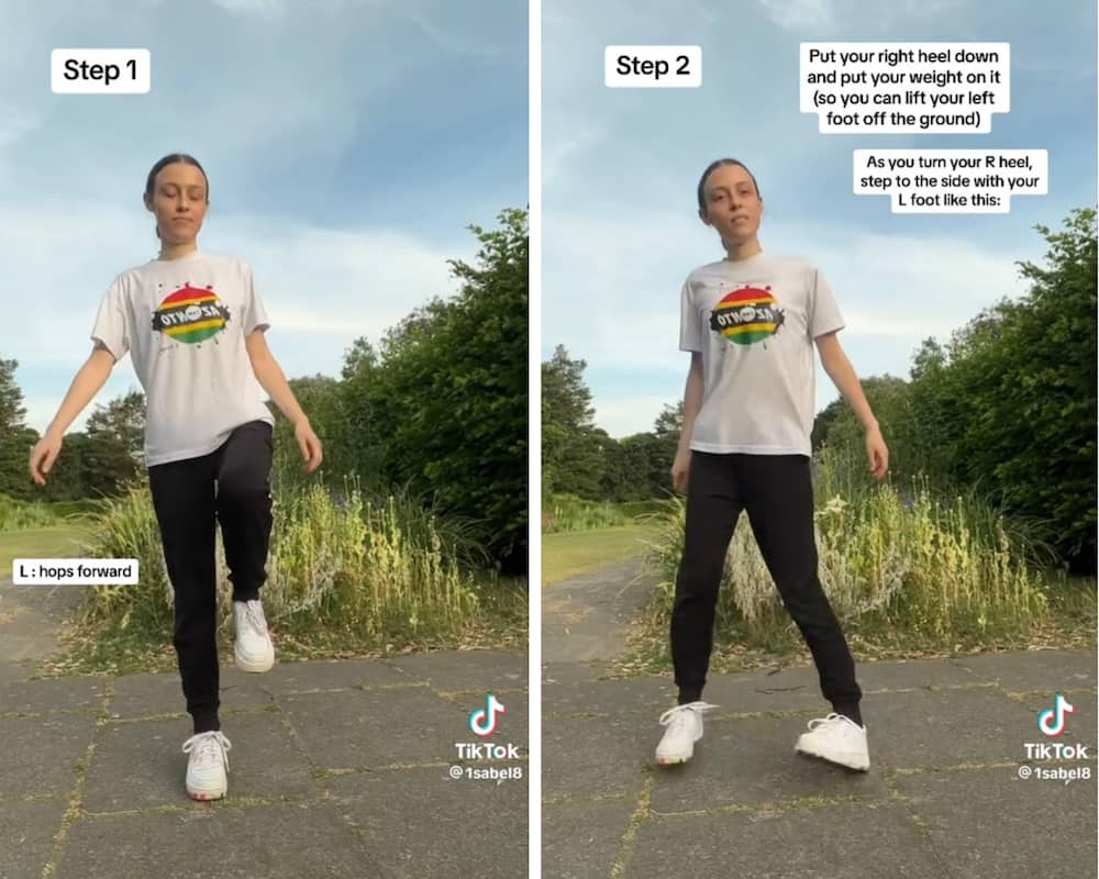 TikTokker simplifies amapiano dance steps in fun tutorial