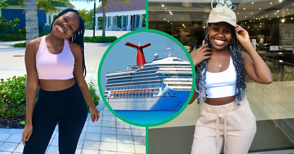 A lady who works on a cruise ship showed online users where and how to apply for the job.