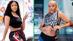 Nadia Nakai debuts red hairstyle, pictures have fans in awe: "You look bright and beautiful"