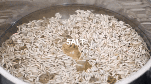 Preparing rice