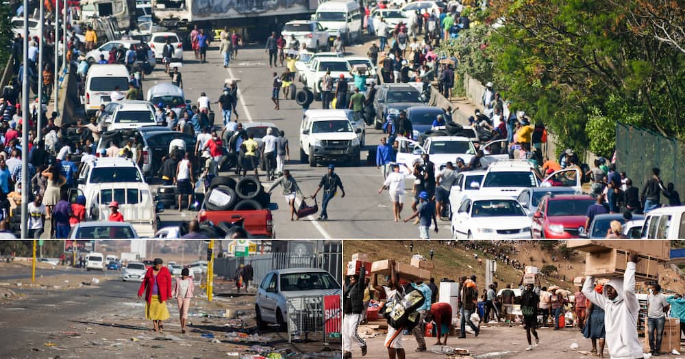 Unrest, South Africa,12 People, investigation WhatsApp, Telegram, violent protest, KwaZulu-Natal, Gauteng