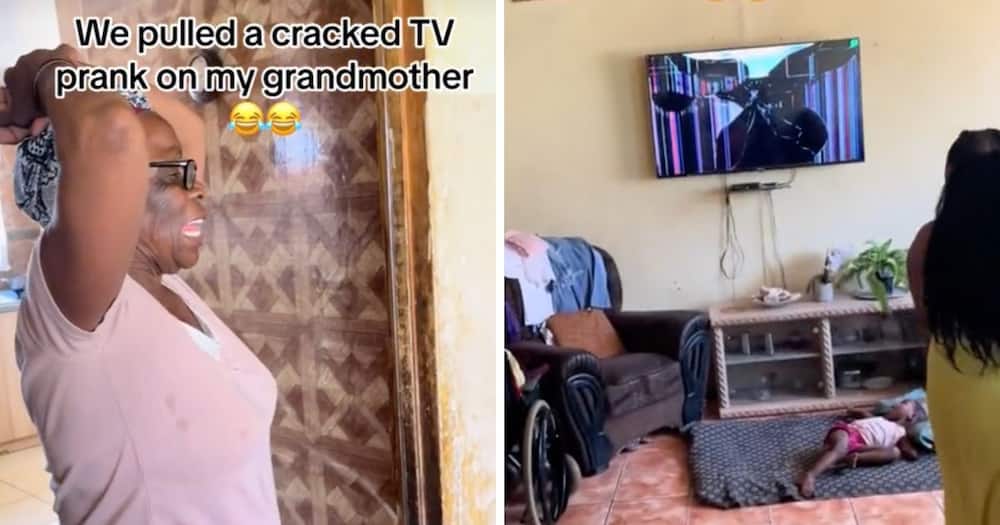 Woman shares video of her family pranking her granny.