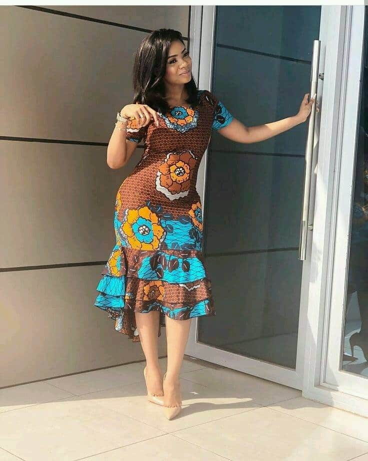 Simple short african sales dresses