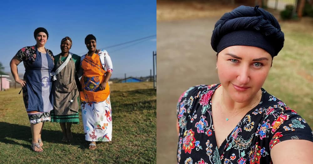 Proud white woman embraces her Zulu husband's culture completely