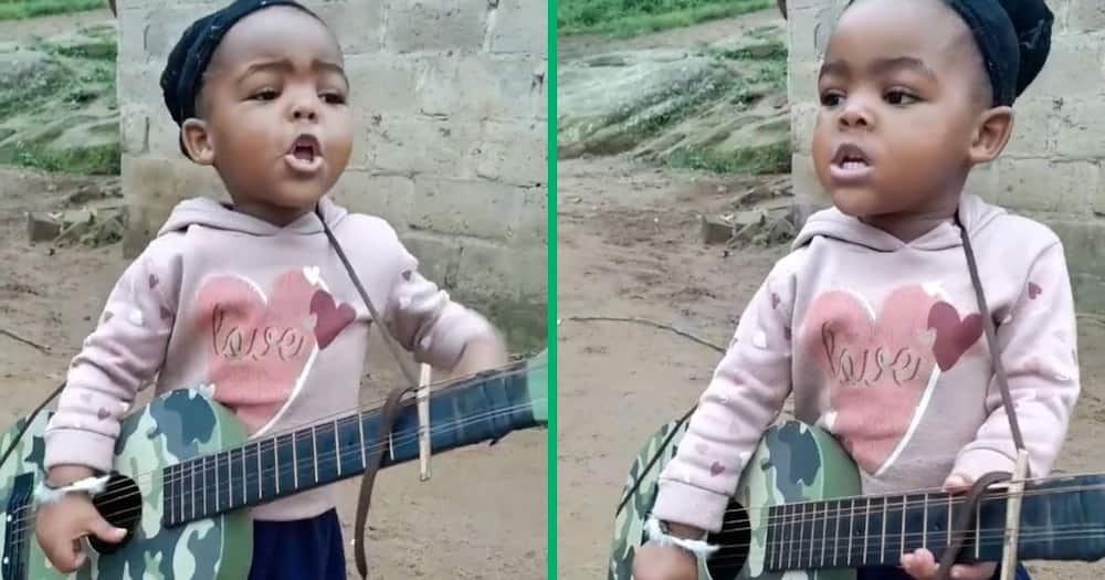 A Zulu girl melted hearts with her singing