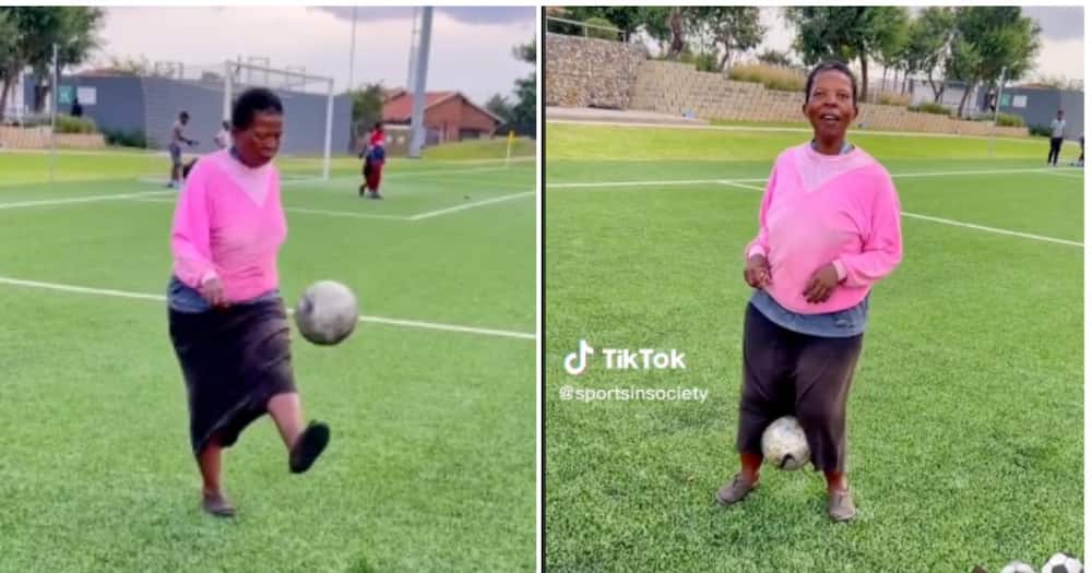 Soweto Gogo showing off soccer skills in viral TikTok, people think she could've been a star