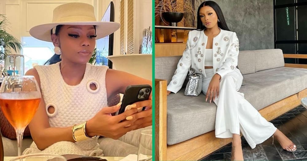 Bonang Matheba is said to have spent New Year's Eve with her alleged new boyfriend
