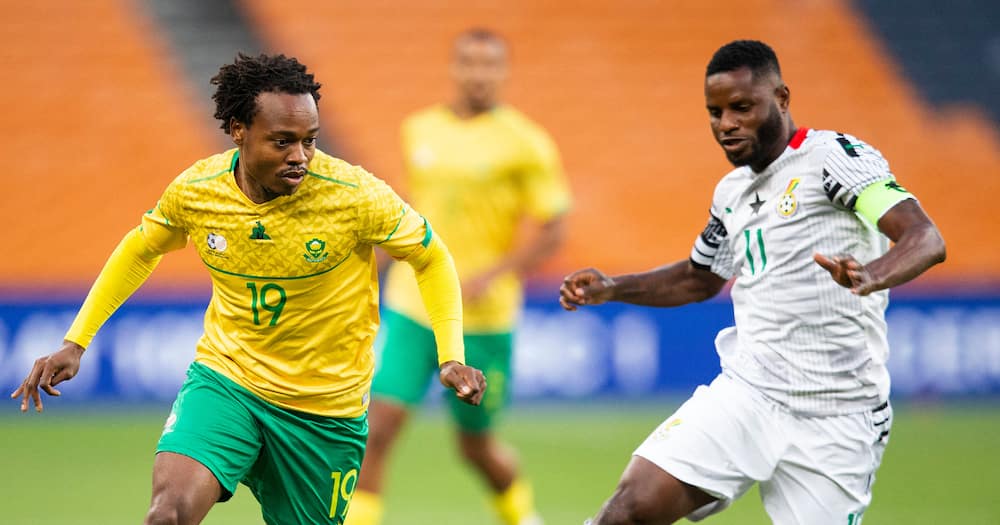 Bafana Bafana draw against Ghana, Percy Tau saves SA from embarrassing loss