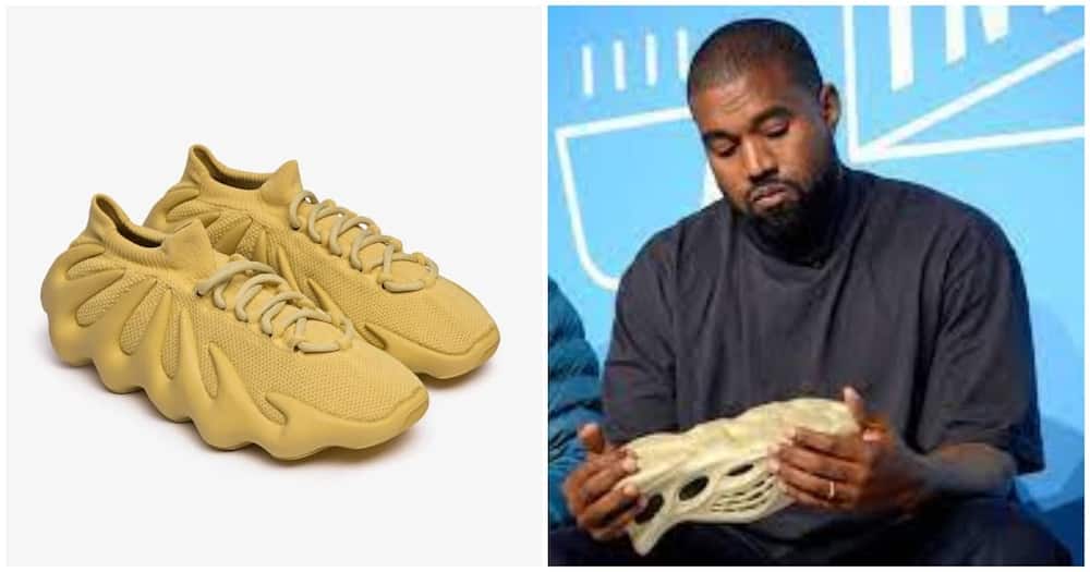 Kanye West's Yeezy Sulfur shoe.