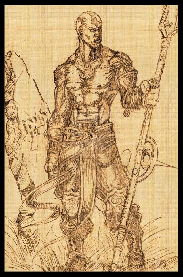 shaka zulu drawings