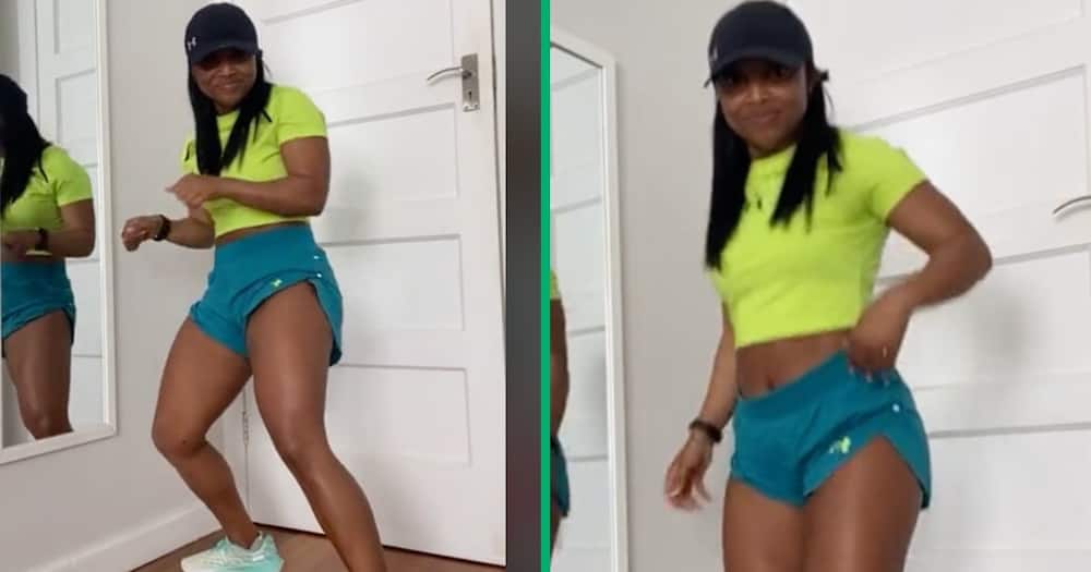 Young woman shares video of her dancing in style.