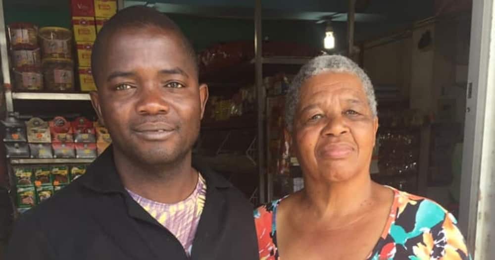 Security guard, saves the day, returns gogo's lost wallet and cash