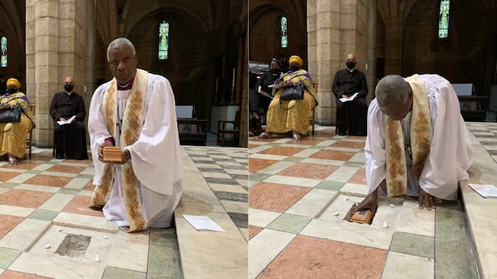 Archbishop Desmond Tutu's ashes laid to rest at St George's Cathedral