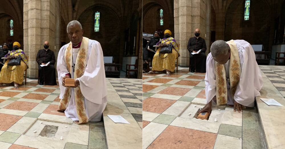 Archbishop Desmond Tutu, ashes, St George’s Cathedral