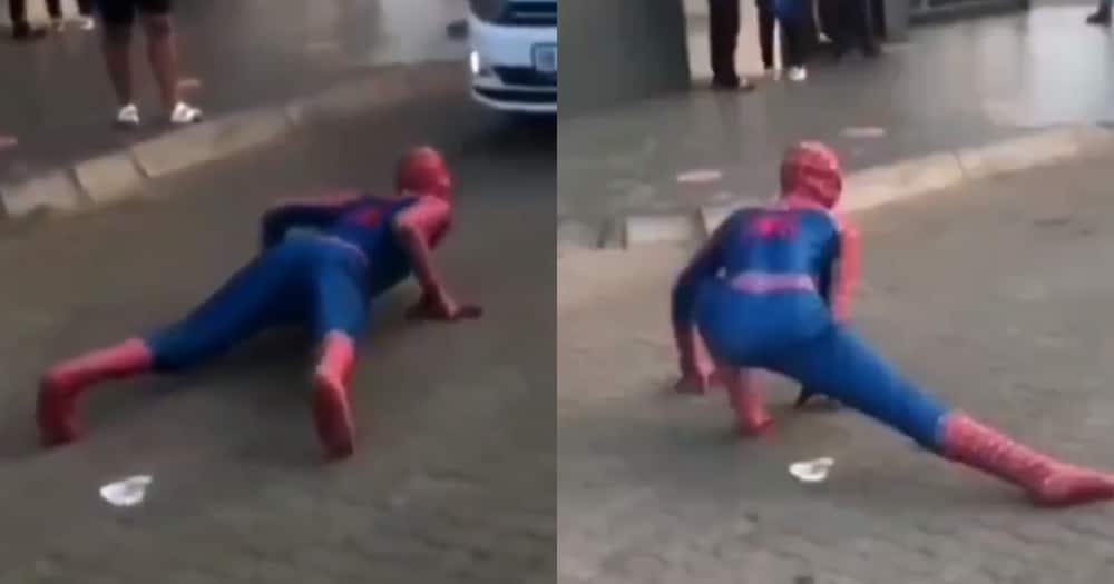 Kasi Spiderman at It Again, Leaves Mzansi Howling With Laughter