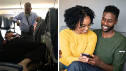 "I don't see love": Man stands during 6 hour flight as wife sleeps, SA sceptical
