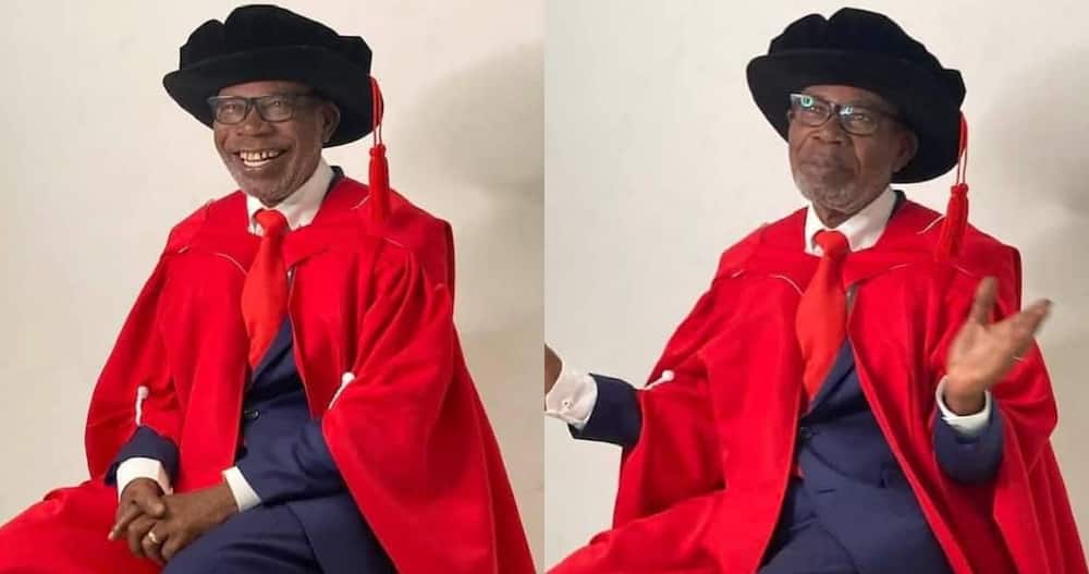 George Ayisi Boateng: Ghana's High Commissioner to South Africa bags PhD at 75