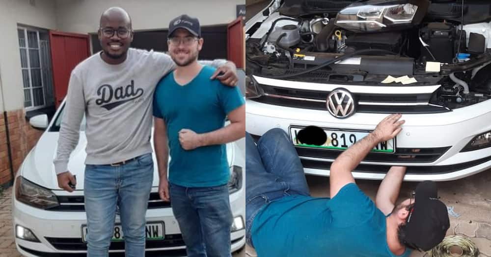 Grateful man thanks mechanic who fixed his car on a Saturday for free