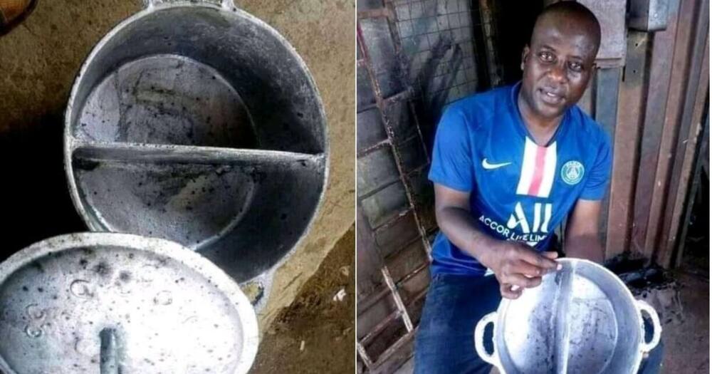 Kasi Man, Is Praised for Inventing, Handy Pot, Cooks Different Meals