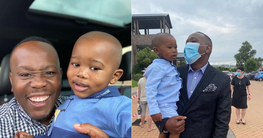 Khaya Mthethwa Wishes Adorable Son a Happy Birthday: "2 Years Strong"