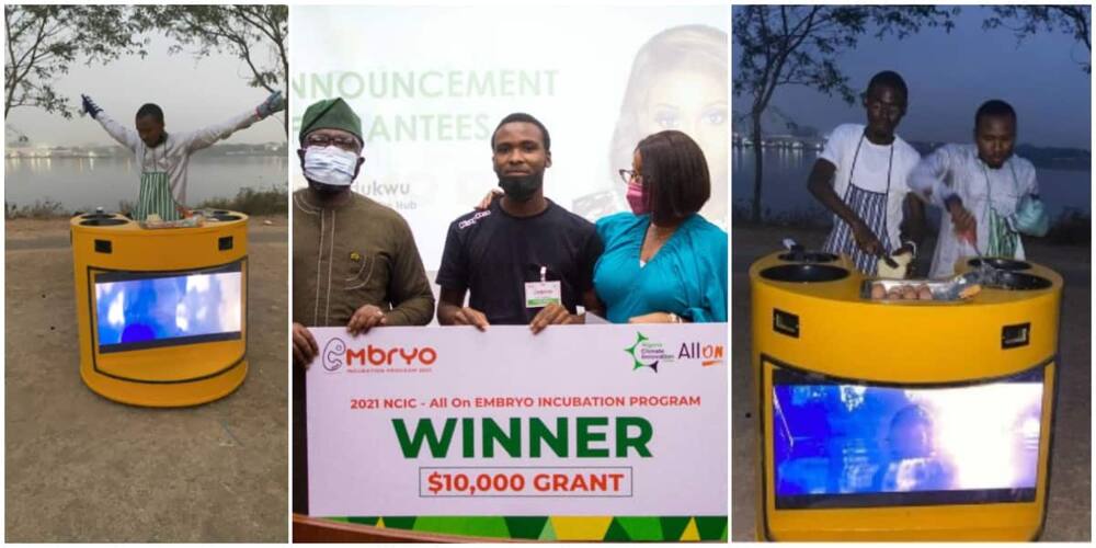 Student who built solar-powered cooker with a television wins N4m start-up grant