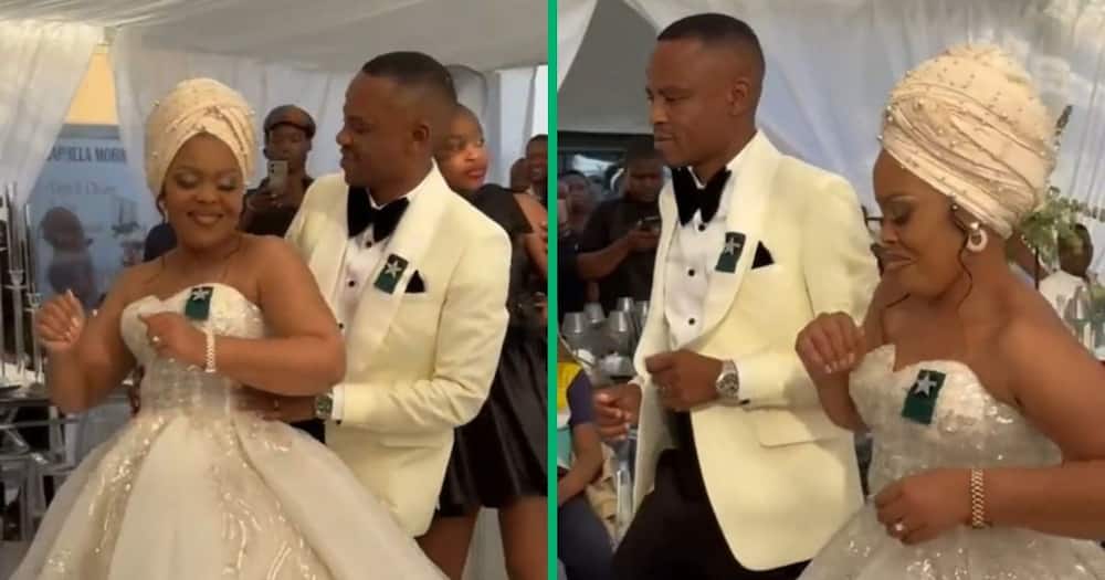 A ZCC couple danced on their wedding day