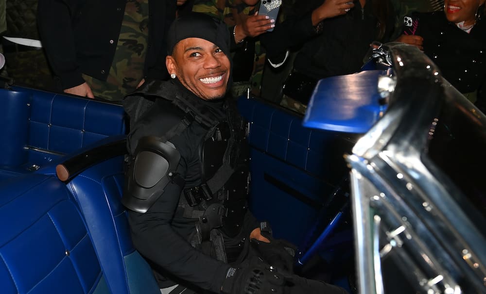 Nelly attends his "G.I. Moe" Halloween Birthday Celebration in Fairburn