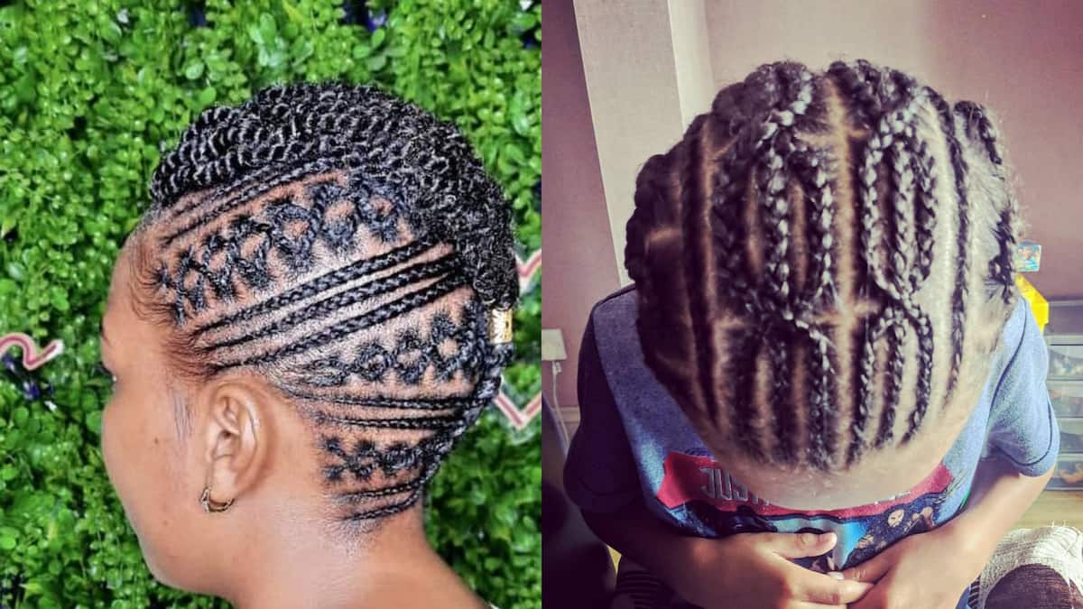 20 Attractive Natural Cornrow Braids Hairstyles For Black Women In 2022 -  CurlsQueen