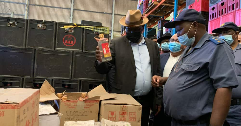 Minister of Police, Bheki Cele, Cape Town, Alcohol, Destruction, Festive season, Liquor storage facility, 35 Squadron in Belhar, Illegal, Shebeens, Western Cape, Nyanga, Khayelitsha, Delft